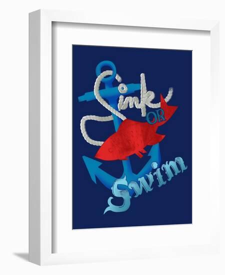 Sink Or Swim-null-Framed Giclee Print