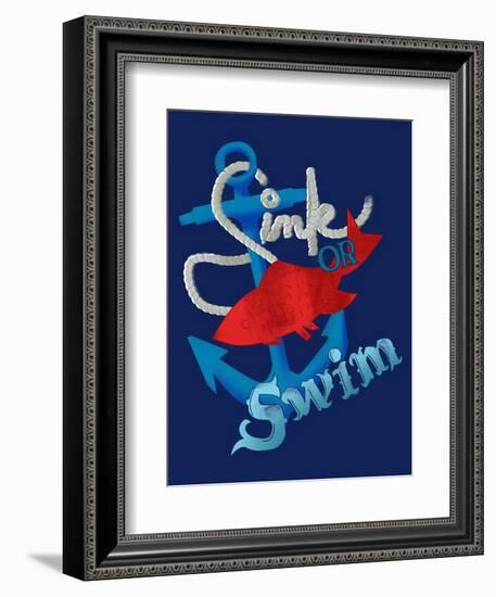 Sink Or Swim-null-Framed Giclee Print