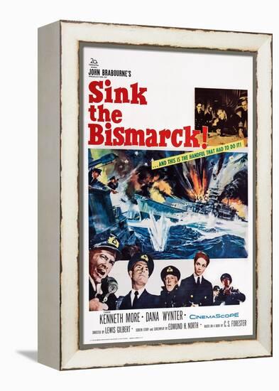 Sink the Bismarck!-null-Framed Stretched Canvas