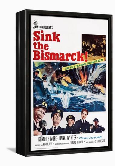 Sink the Bismarck!-null-Framed Stretched Canvas