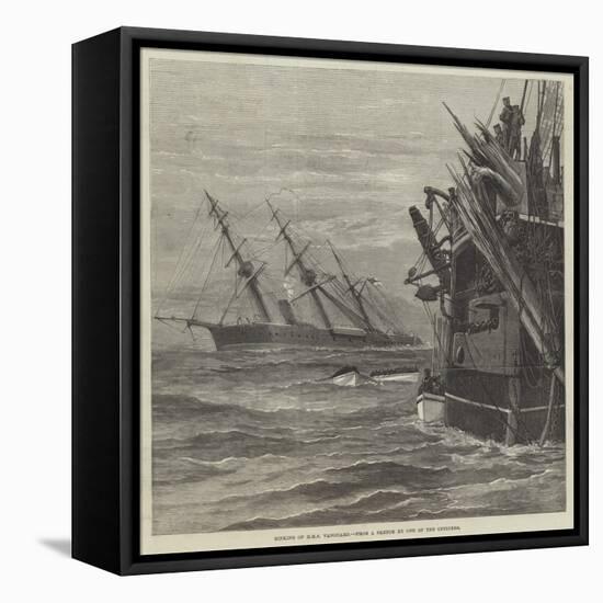 Sinking of HMS Vanguard-null-Framed Premier Image Canvas