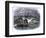 Sinking of the Ironclad USS Monitor in a Gale Off North Carolina, c.1862-null-Framed Giclee Print