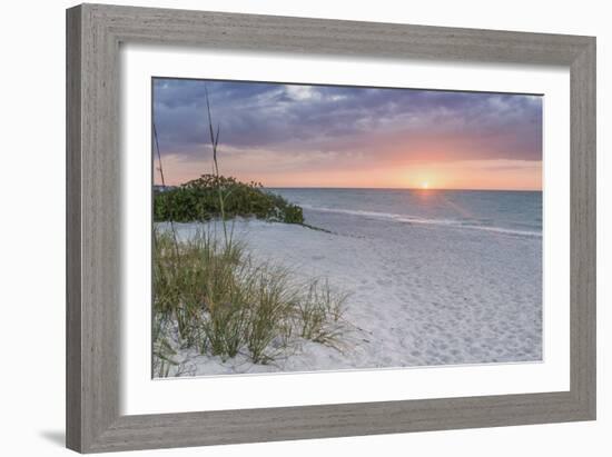 Sinking Sun-Mary Lou Johnson-Framed Art Print