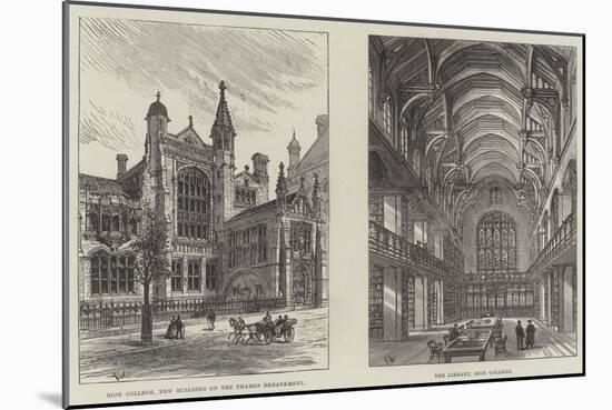 Sion College-Frank Watkins-Mounted Giclee Print