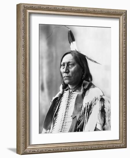 Sioux Chief, C1898-Adolph F^ Muhr-Framed Photographic Print