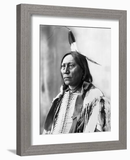 Sioux Chief, C1898-Adolph F^ Muhr-Framed Photographic Print