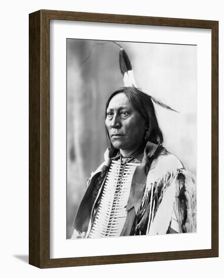 Sioux Chief, C1898-Adolph F^ Muhr-Framed Photographic Print