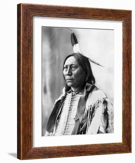 Sioux Chief, C1898-Adolph F^ Muhr-Framed Photographic Print