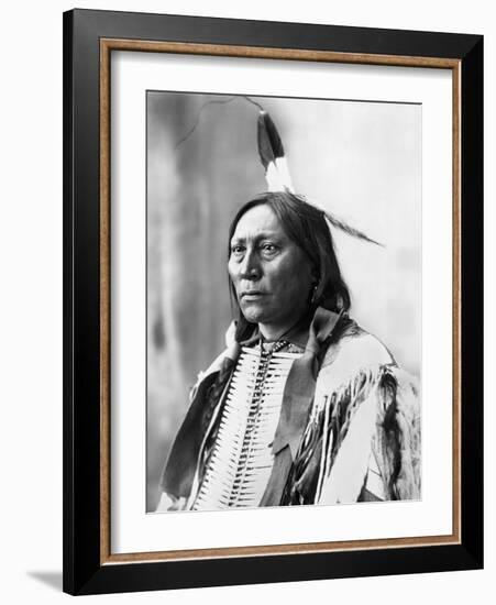 Sioux Chief, C1898-Adolph F^ Muhr-Framed Photographic Print