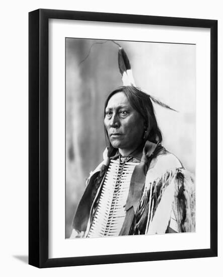 Sioux Chief, C1898-Adolph F^ Muhr-Framed Photographic Print