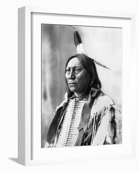 Sioux Chief, C1898-Adolph F^ Muhr-Framed Photographic Print