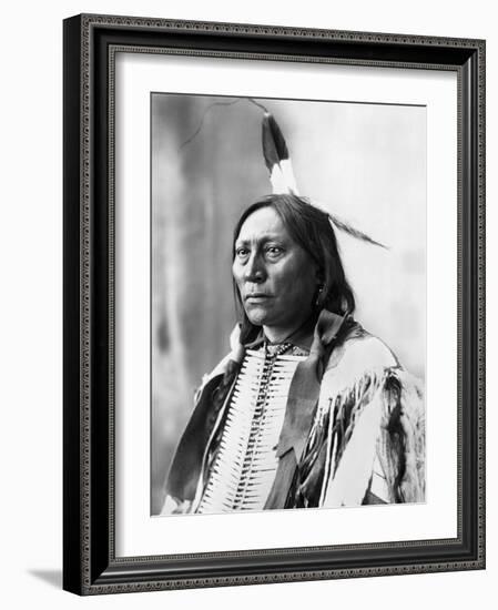 Sioux Chief, C1898-Adolph F^ Muhr-Framed Photographic Print