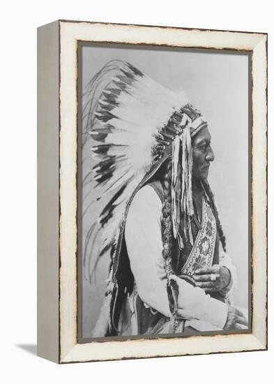 Sioux Chief Sitting Bull-Stocktrek Images-Framed Premier Image Canvas