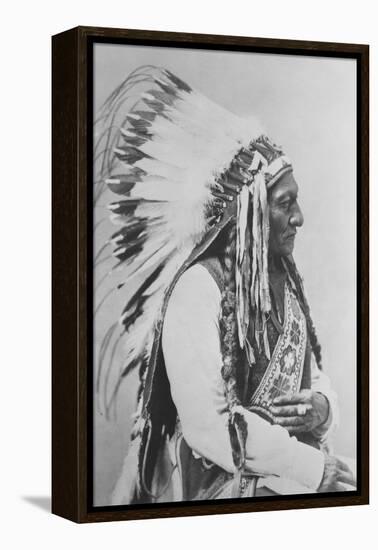 Sioux Chief Sitting Bull-Stocktrek Images-Framed Premier Image Canvas