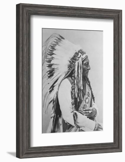 Sioux Chief Sitting Bull-Stocktrek Images-Framed Photographic Print