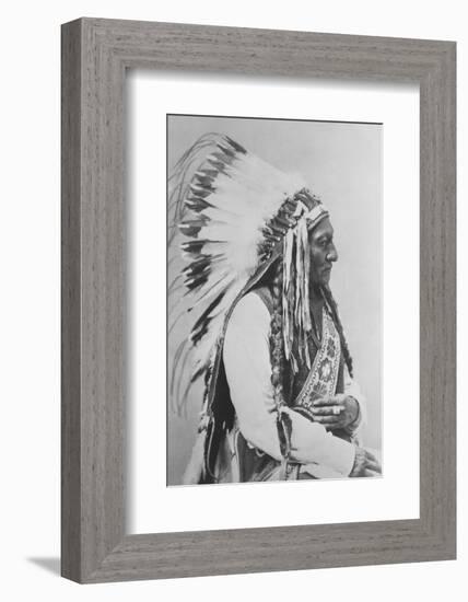 Sioux Chief Sitting Bull-Stocktrek Images-Framed Photographic Print