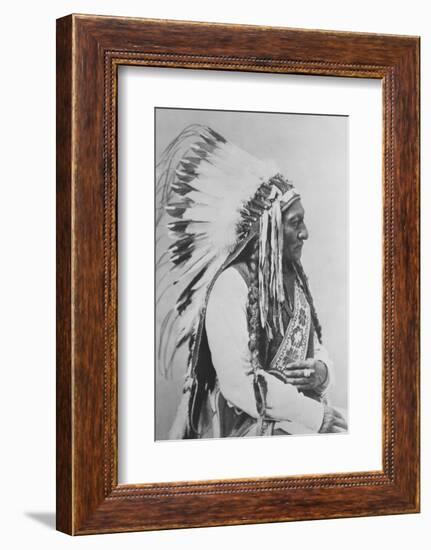 Sioux Chief Sitting Bull-Stocktrek Images-Framed Photographic Print