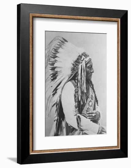 Sioux Chief Sitting Bull-Stocktrek Images-Framed Photographic Print