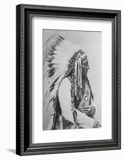 Sioux Chief Sitting Bull-Stocktrek Images-Framed Photographic Print