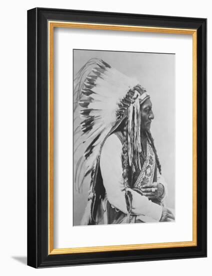 Sioux Chief Sitting Bull-Stocktrek Images-Framed Photographic Print