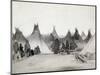 Sioux Encampment, 1891-John C.H. Grabill-Mounted Photographic Print
