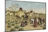 Sioux Encampment, Porcupine, 1910-John Hauser-Mounted Giclee Print