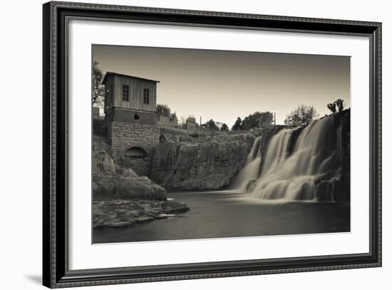 Sioux Falls Park at Dusk, Sioux Falls, South Dakota, USA-Walter Bibikow-Framed Photographic Print