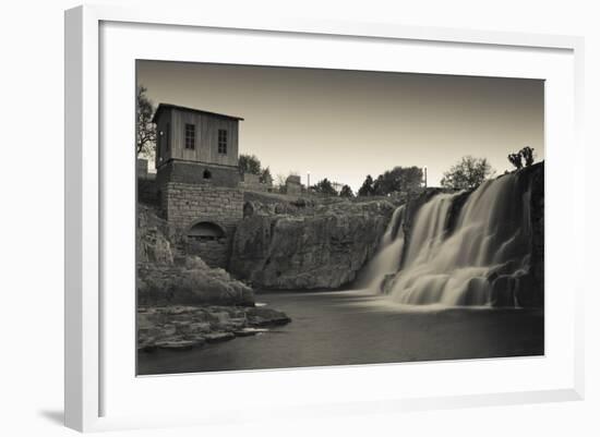 Sioux Falls Park at Dusk, Sioux Falls, South Dakota, USA-Walter Bibikow-Framed Photographic Print