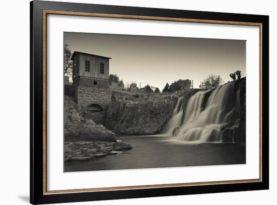 Sioux Falls Park at Dusk, Sioux Falls, South Dakota, USA-Walter Bibikow-Framed Photographic Print