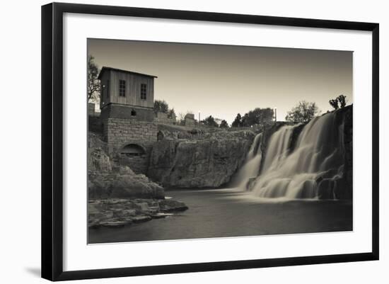 Sioux Falls Park at Dusk, Sioux Falls, South Dakota, USA-Walter Bibikow-Framed Photographic Print