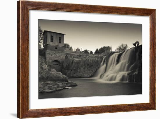 Sioux Falls Park at Dusk, Sioux Falls, South Dakota, USA-Walter Bibikow-Framed Photographic Print