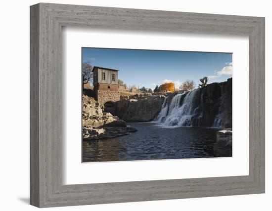 Sioux Falls Park at Dusk, Sioux Falls, South Dakota, USA-Walter Bibikow-Framed Photographic Print