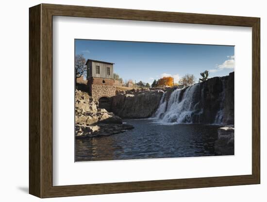 Sioux Falls Park at Dusk, Sioux Falls, South Dakota, USA-Walter Bibikow-Framed Photographic Print