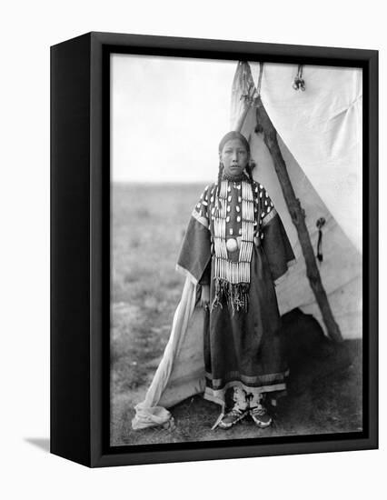 Sioux Girl, C1905-Edward S^ Curtis-Framed Premier Image Canvas