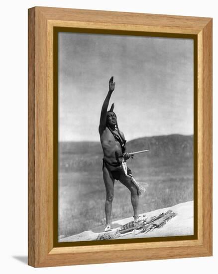 Sioux Invocation, c1907-Edward S. Curtis-Framed Premier Image Canvas
