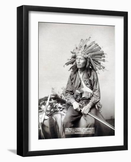 Sioux Leader, 1891-John C.H. Grabill-Framed Photographic Print