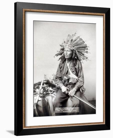 Sioux Leader, 1891-John C.H. Grabill-Framed Photographic Print