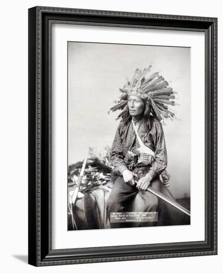 Sioux Leader, 1891-John C.H. Grabill-Framed Photographic Print