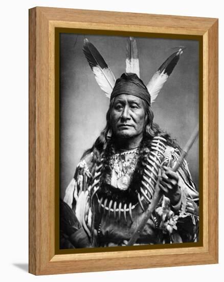 Sioux Man, C1890-null-Framed Premier Image Canvas