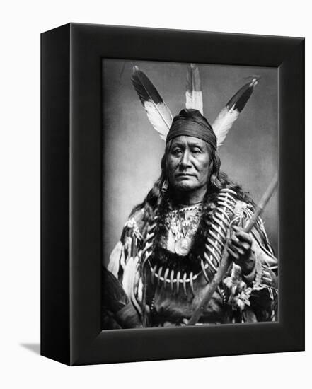 Sioux Man, C1890-null-Framed Premier Image Canvas