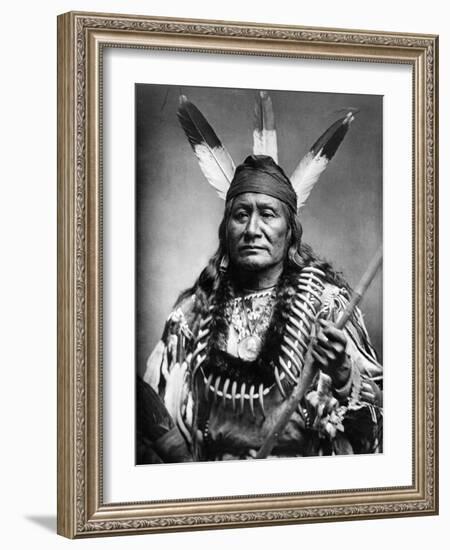 Sioux Man, C1890-null-Framed Photographic Print