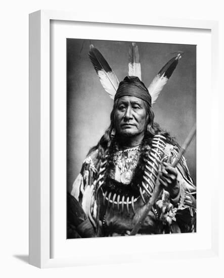 Sioux Man, C1890-null-Framed Photographic Print