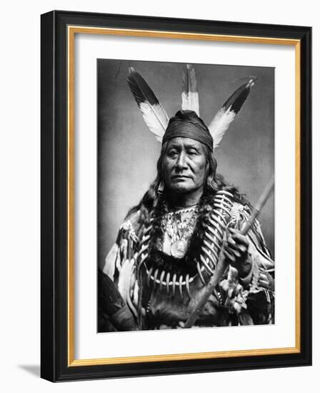 Sioux Man, C1890-null-Framed Photographic Print