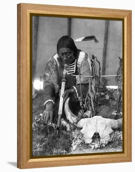 Sioux Medicine Man, c1907-Edward S. Curtis-Framed Premier Image Canvas