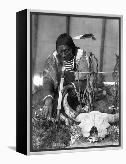 Sioux Medicine Man, c1907-Edward S. Curtis-Framed Premier Image Canvas