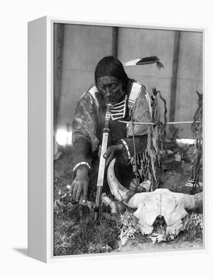 Sioux Medicine Man, c1907-Edward S. Curtis-Framed Premier Image Canvas