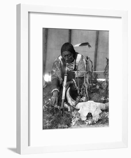 Sioux Medicine Man, c1907-Edward S. Curtis-Framed Giclee Print