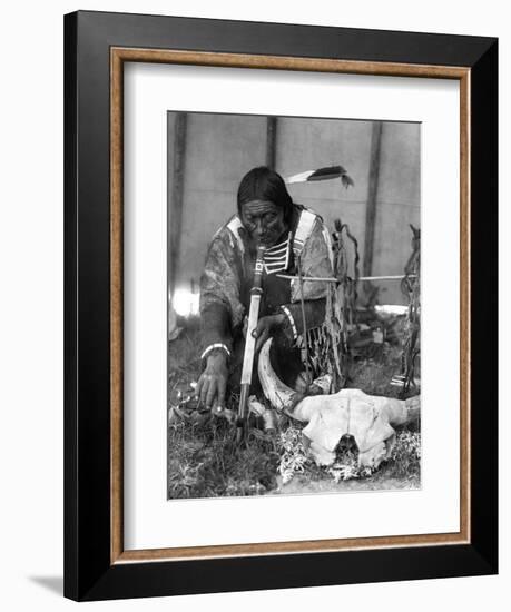 Sioux Medicine Man, c1907-Edward S. Curtis-Framed Giclee Print