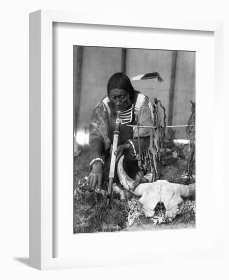 Sioux Medicine Man, c1907-Edward S. Curtis-Framed Giclee Print