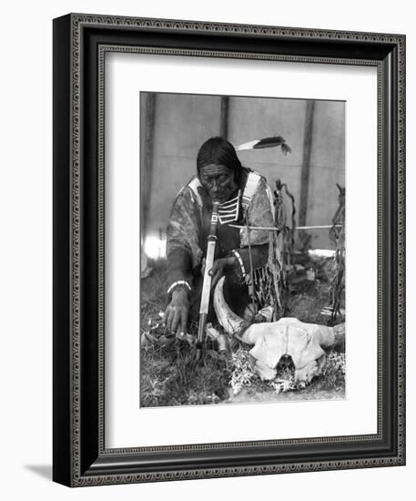 Sioux Medicine Man, c1907-Edward S. Curtis-Framed Giclee Print